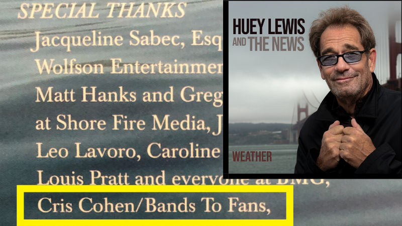 Huey Lewis & The News - Bands To Fans